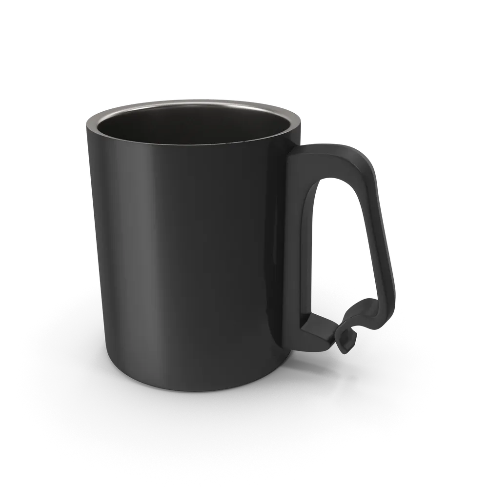 Black Aluminium Cup, image 2