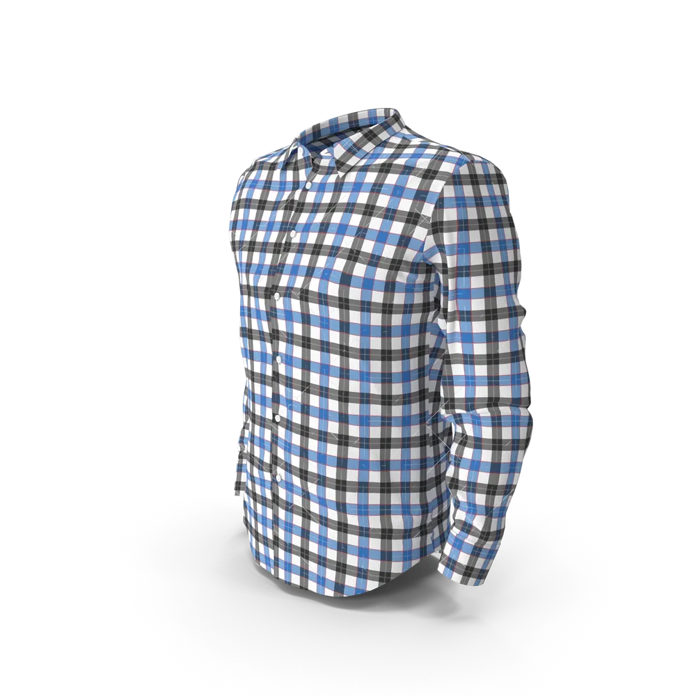 Blue & Black Check Shirt, image 2