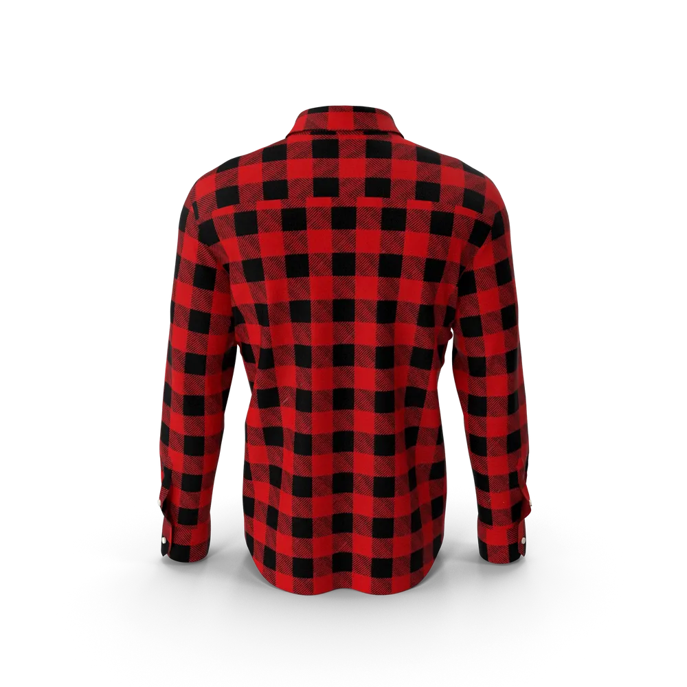 Man Plaid Shirt, image 3