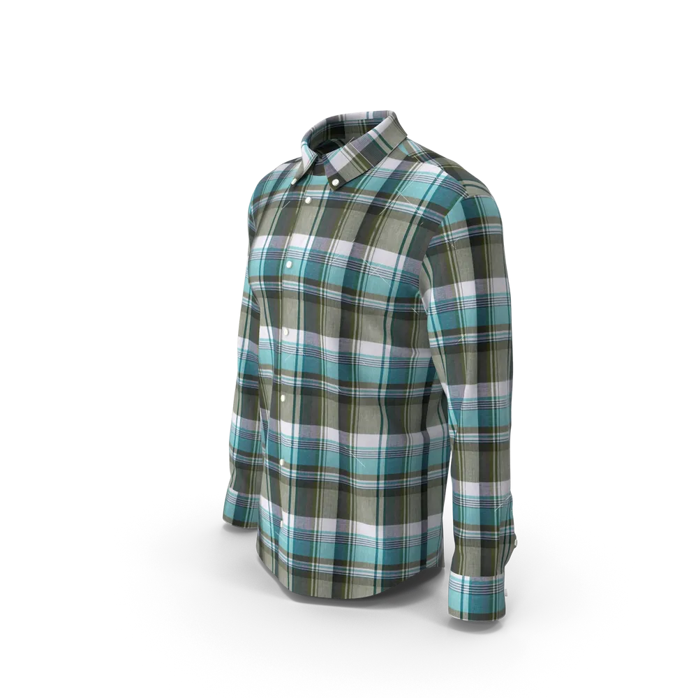 Men Check Shirt, image 2