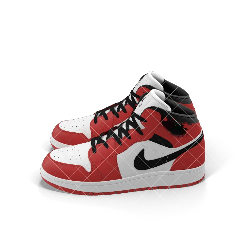 Nike Air Jordan 1 Red And Black, image 2