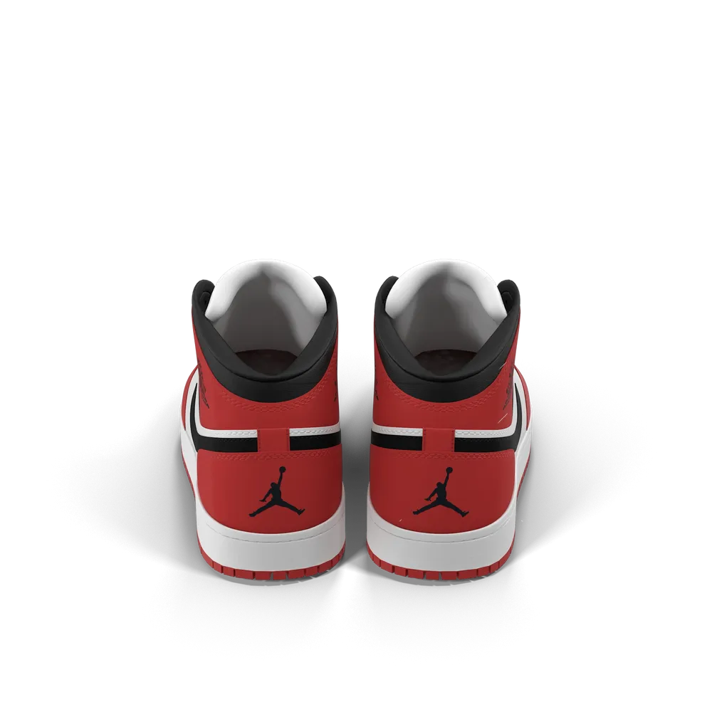 Nike Air Jordan 1 Red And Black, image 3