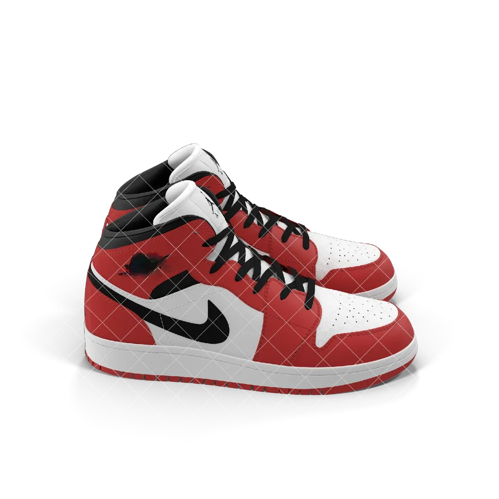 Nike Air Jordan 1 Red And Black, image 4