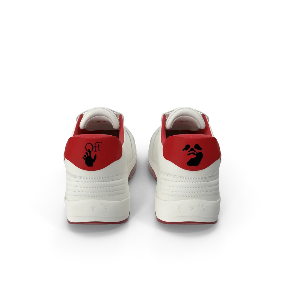 Sports Sneakers Off White & Red, image 4