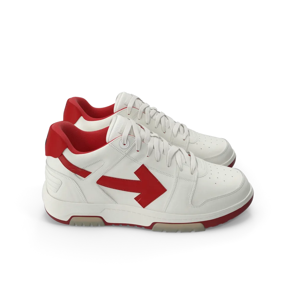 Sports Sneakers Off White Red, image 4