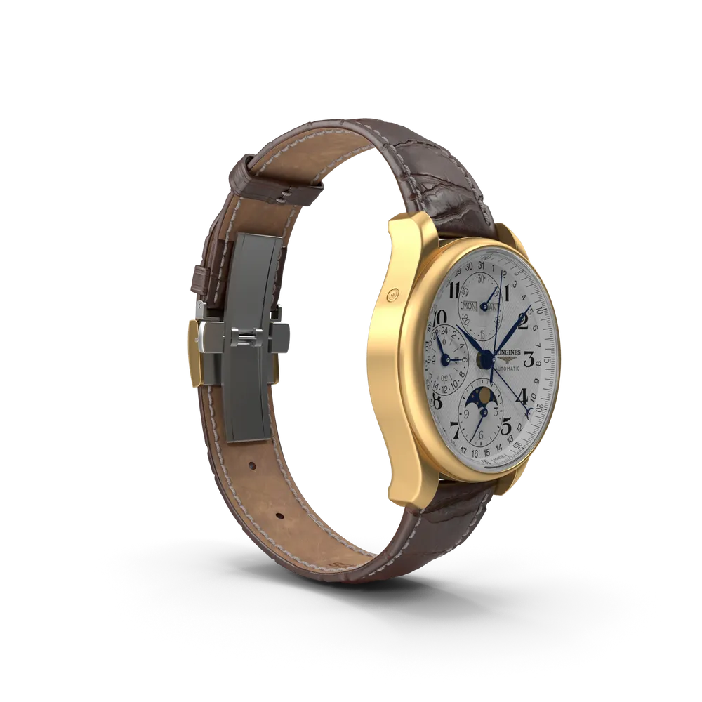 Brown Leather Belt Watch, image 3
