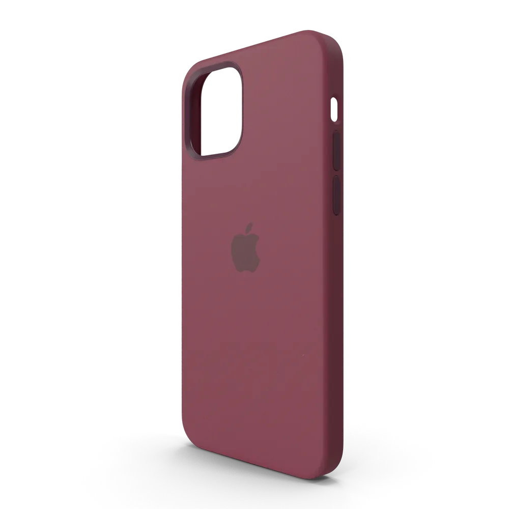 iPhone 12 Silicone Case with MagSafe Plum, image 2