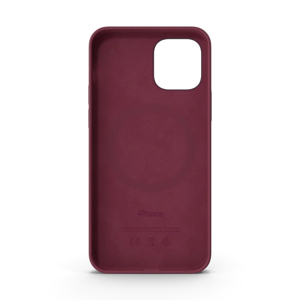 iPhone 12 Silicone Case with MagSafe Plum, image 3