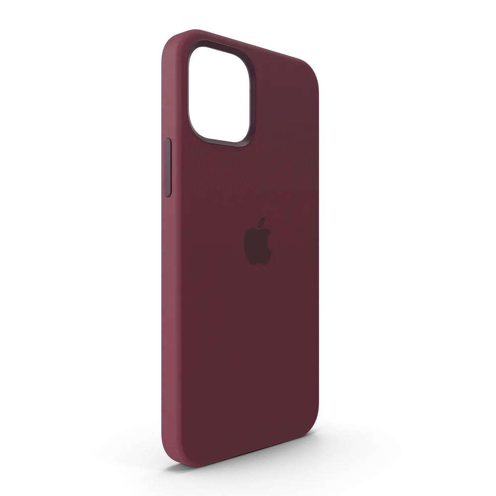 iPhone 12 Silicone Case with MagSafe Plum, image 4