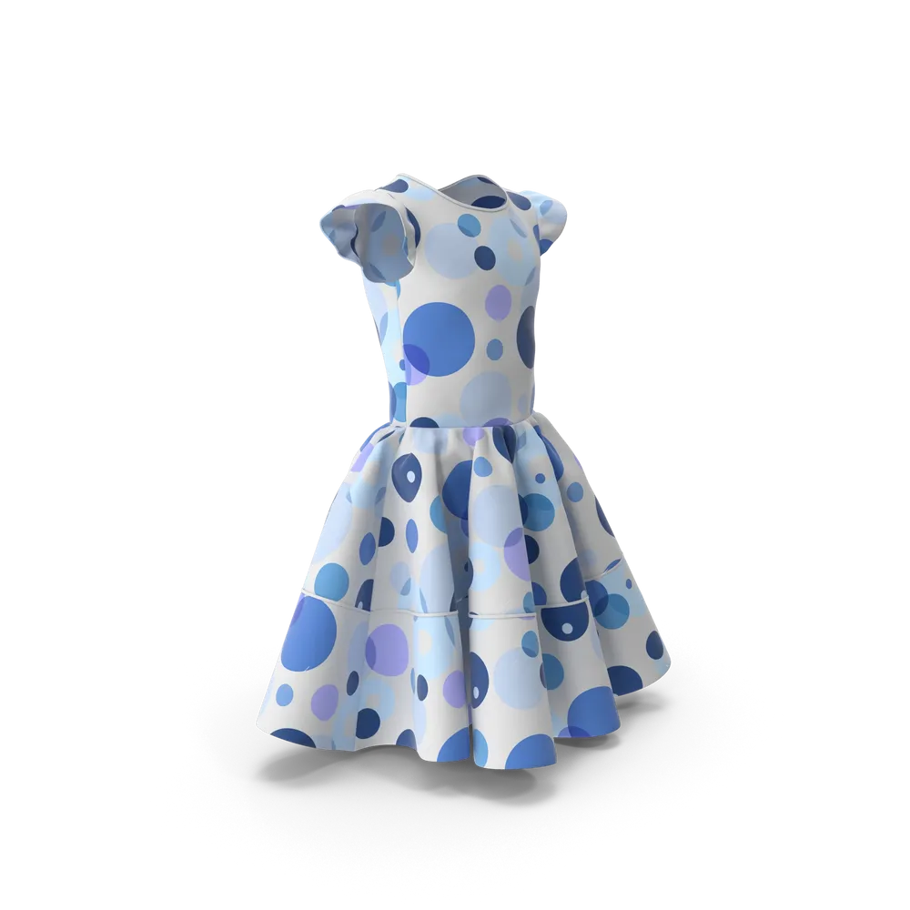 Blue Frock, image 4