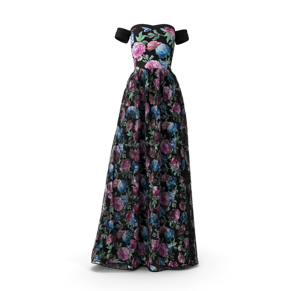 Black Women's Gown