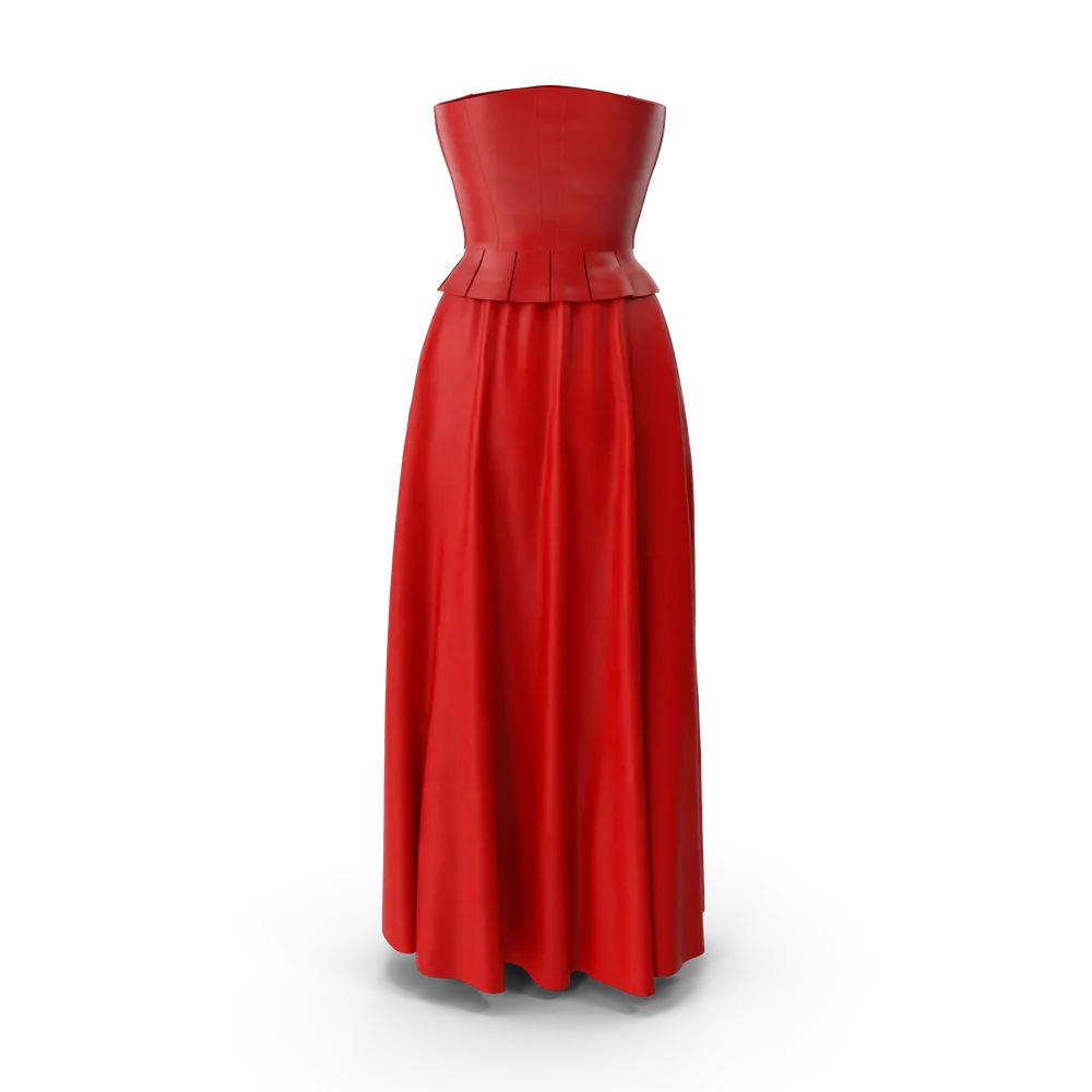 Corset Leather With Skirt, image 3